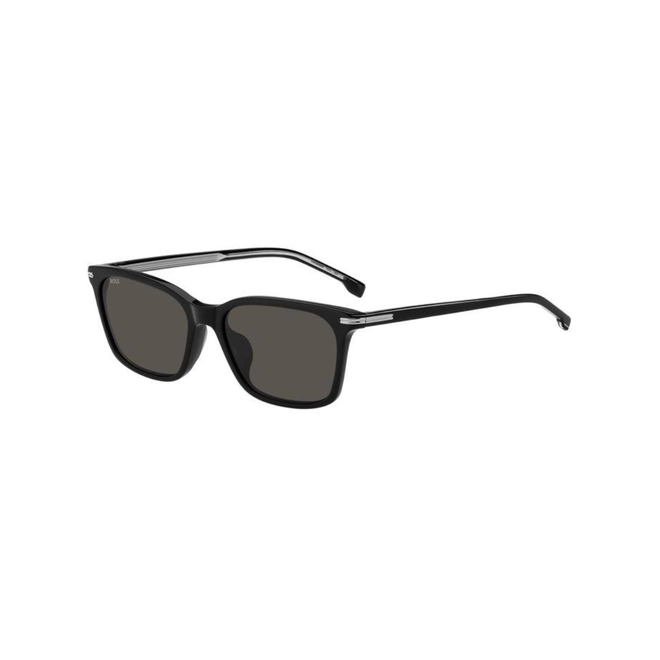 Óculos de Sol Hugo BOSS 1669/F/SK 807 56IR S Acetato Preto com lentes na cor Cinza 1