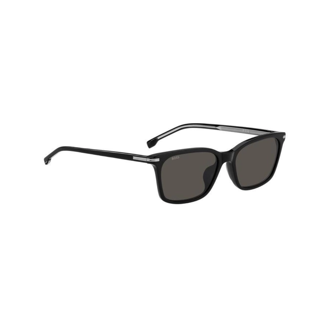 Óculos de Sol Hugo BOSS 1669/F/SK 807 56IR S Acetato Preto com lentes na cor Cinza 3