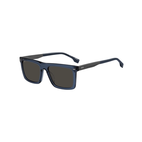 Óculos de Sol Hugo BOSS 1765/G/S PJP 55IR S Acetato Azul com lentes na cor Cinza