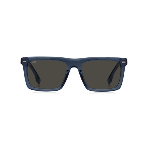 Óculos de Sol Hugo BOSS 1765/G/S PJP 55IR S Acetato Azul com lentes na cor Cinza