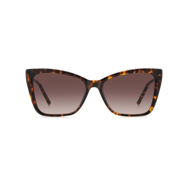 Óculos de Sol Carolina Herrera HER 0180/S 2IK 57HA S Acetato Marrom Mesclado com lentes na cor Marrom Degradê 2