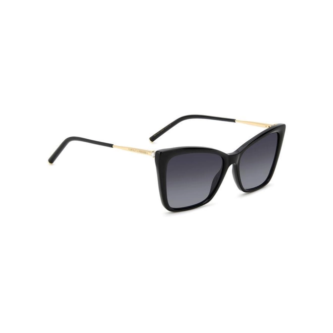 Óculos de Sol Carolina Herrera HER 0180/S 2M2 579O S Acetato Preto com lentes na cor Cinza Degradê 3