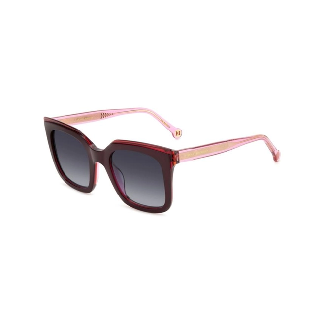 Óculos de Sol Carolina Herrera HER 0249/G/S 0T5 519O S Acetato Vermelho com lentes na cor Cinza Degradê 1