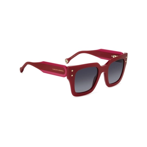 Óculos de Sol Carolina Herrera HER 0255/S C9A 519O S Acetato Vermelho com lentes na cor Cinza Degradê
