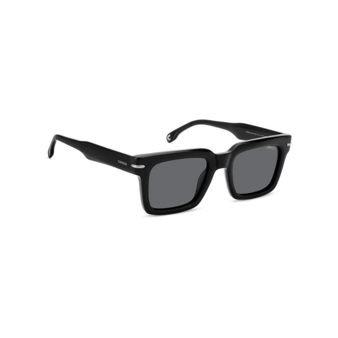 Óculos de Sol CARRERA 316/S 807 52M9 S Acetato Preto com lentes na cor Cinza Escuro Polarizado 3