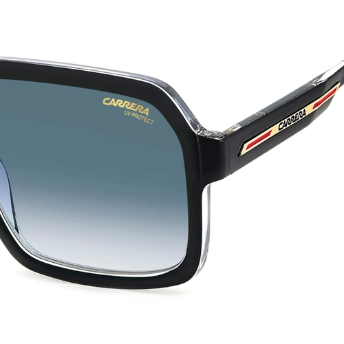 Óculos de Sol Carrera VICTORY C 08/S 7C5 5608 S Poliamida Preto com lentes na cor Azul Degradê