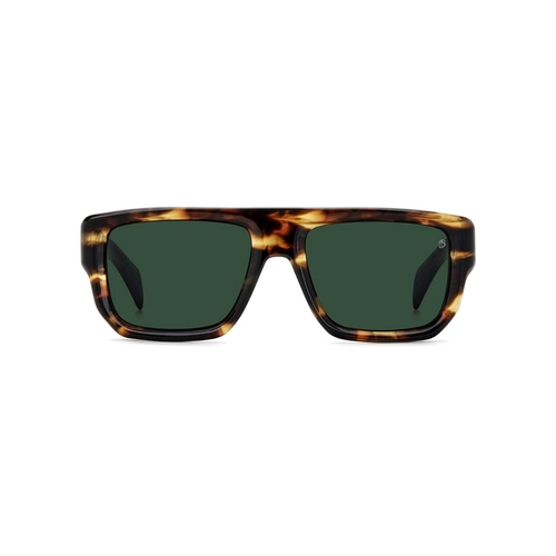 Óculos de Sol David Beckham DB 7132/S WR9 56QT S Acetato Marrom Mesclado com lentes na cor Verde
