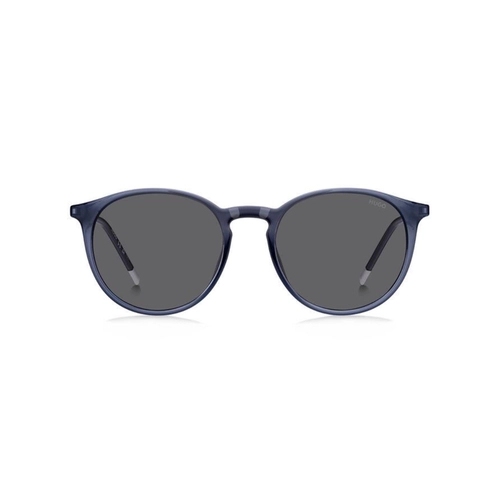Óculos de Sol Hugo Boss HG 1286/S B88 51IR Acetato Azul Escuro com lentes na cor Cinza