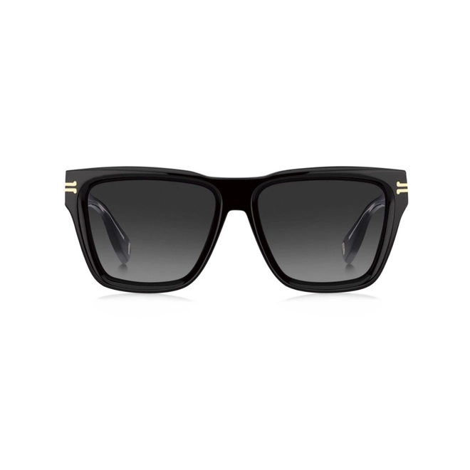 Óculos de Sol Marc Jacobs MJ 1002/S 807 5590 S Acetato Preto com lentes na cor Cinza Degradê 2