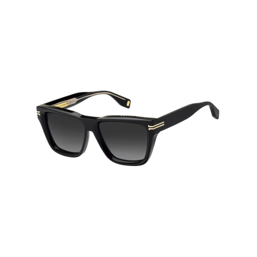 Óculos de Sol Marc Jacobs MJ 1002/S 807 5590 S Acetato Preto com lentes na cor Cinza Degradê