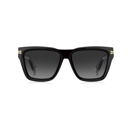 Óculos de Sol Marc Jacobs MJ 1002/S 807 5590 S Acetato Preto com lentes na cor Cinza Degradê