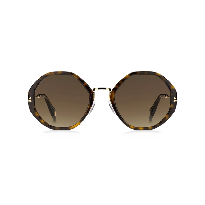 Óculos de Sol Marc Jacobs MJ 1003/S WR9 54HA S Acetato Marrom Mesclado com lentes na cor Marrom Degradê 2