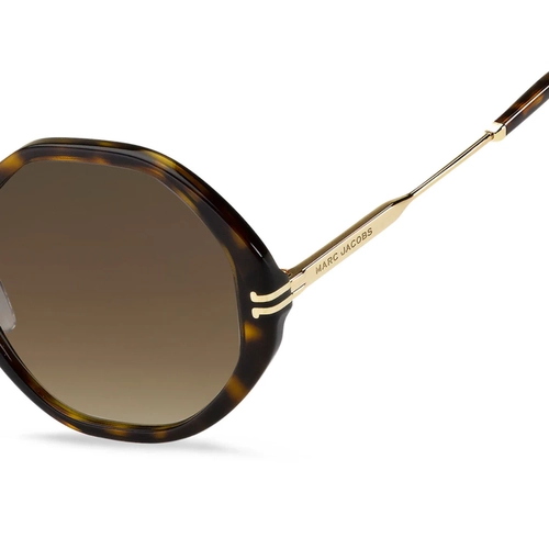 Óculos de Sol Marc Jacobs MJ 1003/S WR9 54HA S Acetato Marrom Mesclado com lentes na cor Marrom Degradê