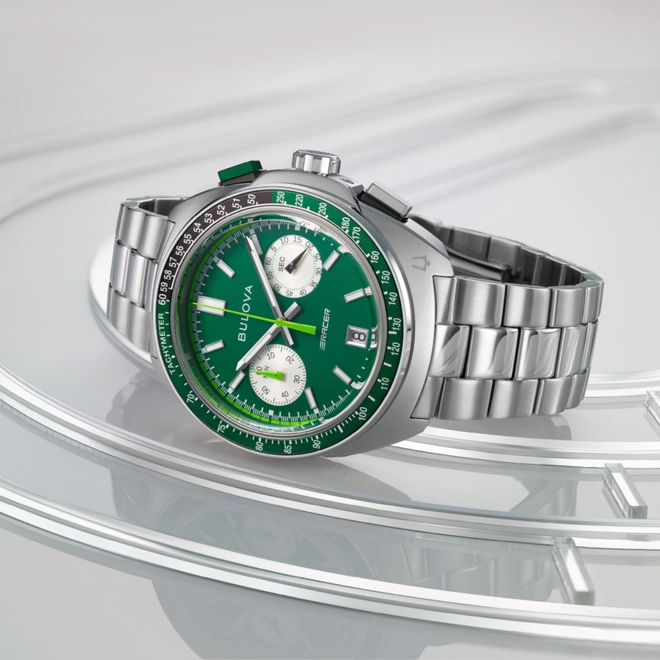 Relógio Bulova Racer Cronógrafo Masculino - 98B468 Verde 4