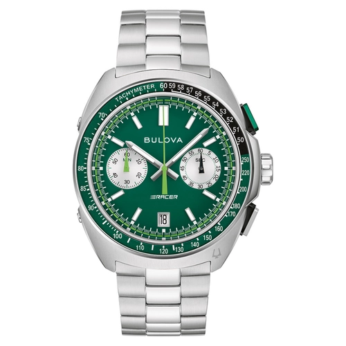 Relógio Bulova Racer Cronógrafo Masculino - 98B468 Verde