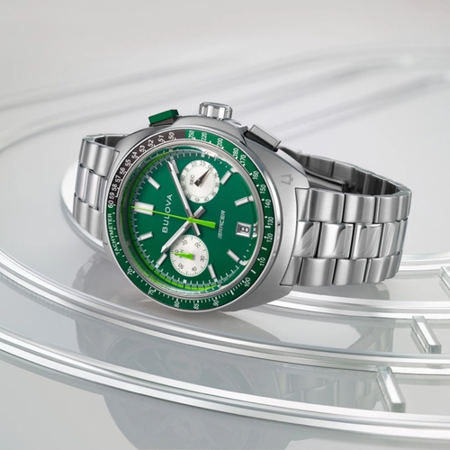 Relógio Bulova Racer Cronógrafo Masculino - 98B468 Verde