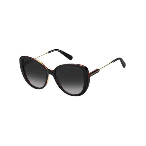 Óculos de Sol Marc Jacobs MARC 578/S 807 5690 S Acetato Preto com lentes na cor Cinza Degradê