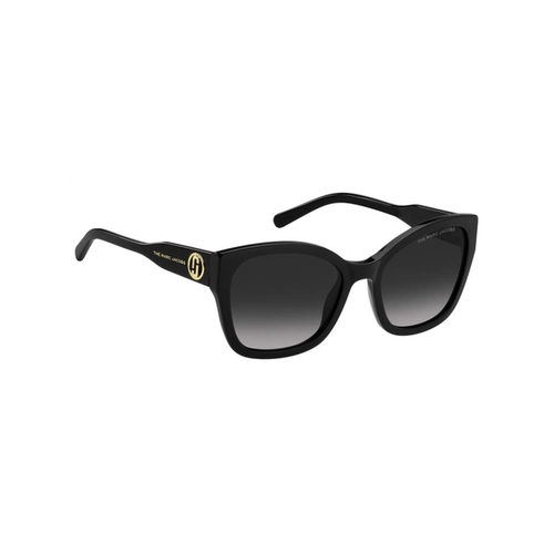 Óculos de Sol Marc Jacobs MARC 626/S 807 569O S Acetato Preto com lentes na cor Cinza Degradê