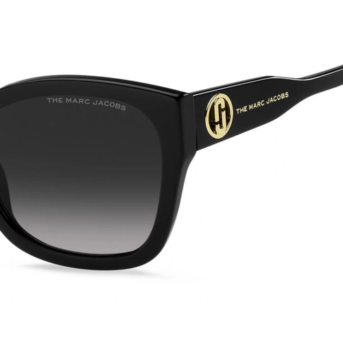Óculos de Sol Marc Jacobs MARC 626/S 807 569O S Acetato Preto com lentes na cor Cinza Degradê
