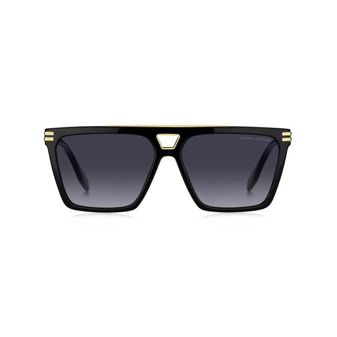 Óculos de Sol Marc Jacobs MARC 717/S 807 589O S Acetato Preto com lentes na cor Cinza Degradê 2