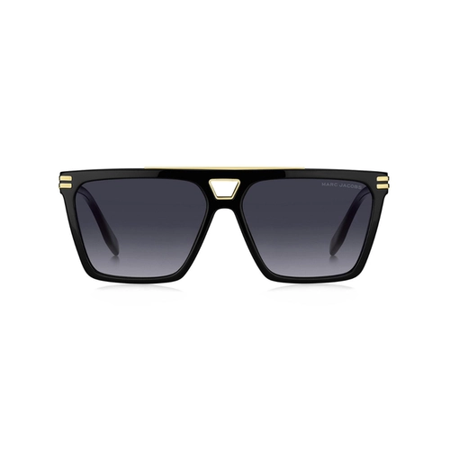 Óculos de Sol Marc Jacobs MARC 717/S 807 589O S Acetato Preto com lentes na cor Cinza Degradê