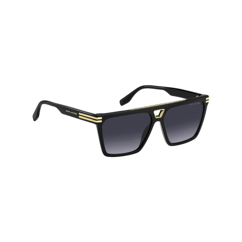 Óculos de Sol Marc Jacobs MARC 717/S 807 589O S Acetato Preto com lentes na cor Cinza Degradê