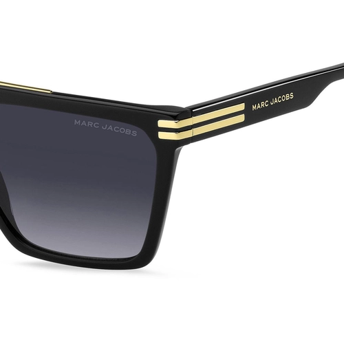 Óculos de Sol Marc Jacobs MARC 717/S 807 589O S Acetato Preto com lentes na cor Cinza Degradê