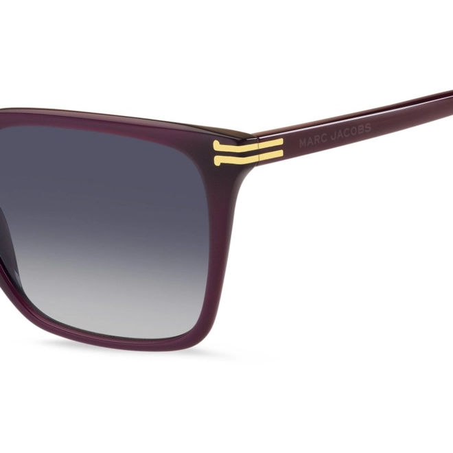 Óculos de Sol Marc Jacobs MJ 1094/S B3V 55GB S Acetato Vinho com lentes na cor Cinza Degradê 4