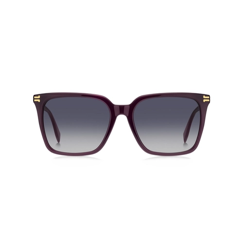 Óculos de Sol Marc Jacobs MJ 1094/S B3V 55GB S Acetato Vinho com lentes na cor Cinza Degradê