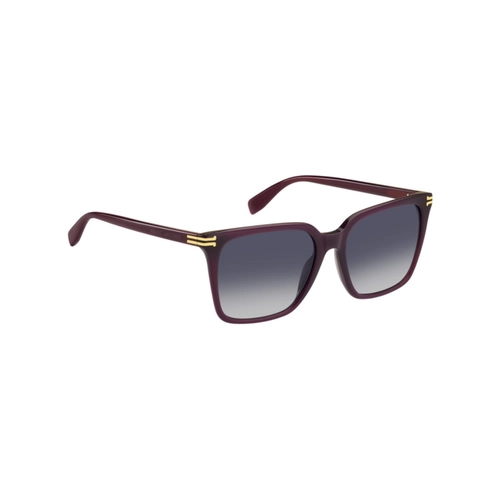 Óculos de Sol Marc Jacobs MJ 1094/S B3V 55GB S Acetato Vinho com lentes na cor Cinza Degradê
