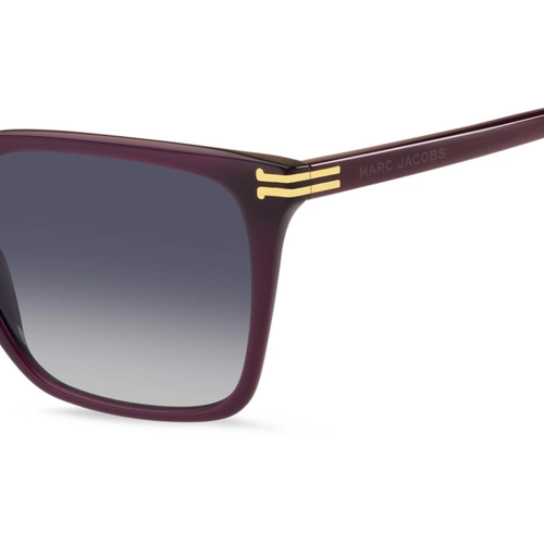 Óculos de Sol Marc Jacobs MJ 1094/S B3V 55GB S Acetato Vinho com lentes na cor Cinza Degradê