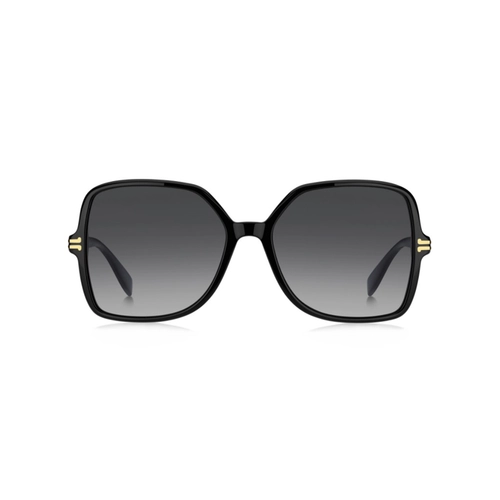 Óculos de Sol Marc Jacobs MJ 1105/S 807 579O S Acetato Preto com lentes na cor Cinza Degradê