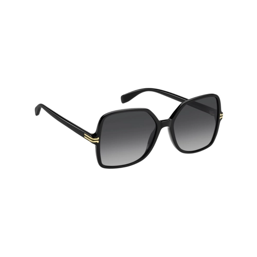 Óculos de Sol Marc Jacobs MJ 1105/S 807 579O S Acetato Preto com lentes na cor Cinza Degradê