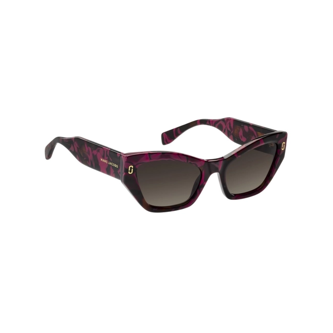 Óculos de Sol Marc Jacobs MJ 1117/S I34 54HA S Acetato Roxo Mesclado com lentes na cor Marrom Degradê 3