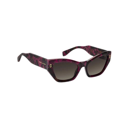 Óculos de Sol Marc Jacobs MJ 1117/S I34 54HA S Acetato Roxo Mesclado com lentes na cor Marrom Degradê
