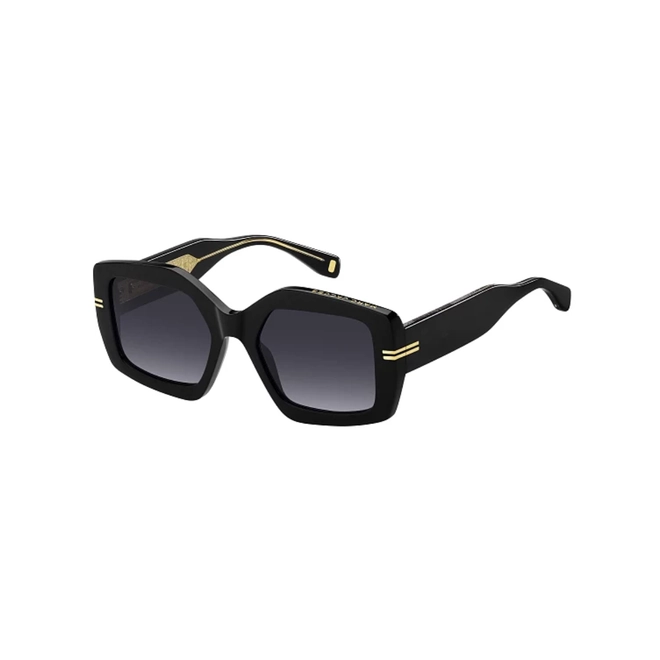 Óculos de Sol Marc Jacobs MJ 1109/S 807 539O S Acetato Preto com lentes na cor Cinza Degradê 1