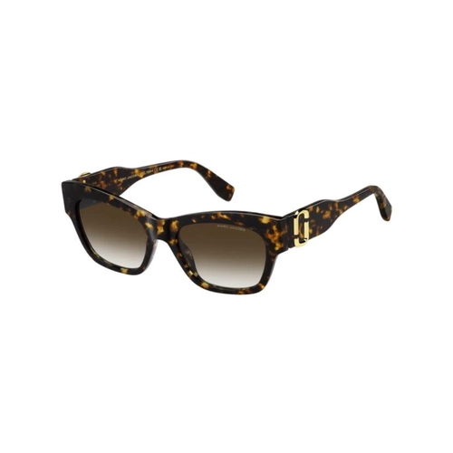 Óculos de Sol Marc Jacobs MARC 762/S 086 54HA S Acetato Marrom Mesclado com lentes na cor Marrom Degradê