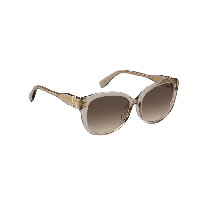 Óculos de Sol Marc Jacobs MARC 791/F/S FWM 57HA S Acetato Nude Transparente com lentes na cor Marrom Degradê 3