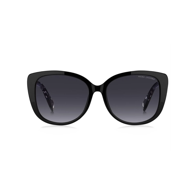 Óculos de Sol Marc Jacobs MARC 791/F/S WR7 579O S Acetato Preto com lentes na cor Cinza Degradê 2