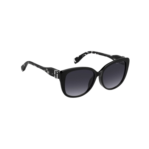 Óculos de Sol Marc Jacobs MARC 791/F/S WR7 579O S Acetato Preto com lentes na cor Cinza Degradê