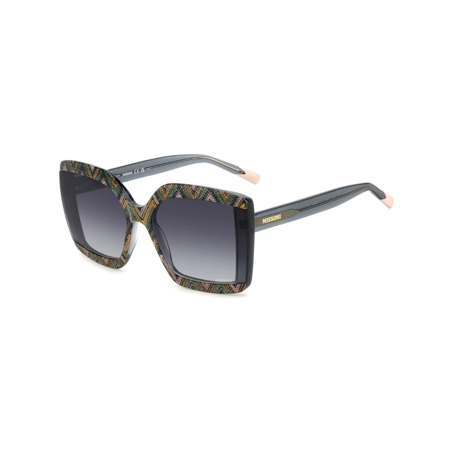 Óculos de Sol Missoni MIS 0186/S RGK 629O S Acetato Cinza e Verde com lentes na cor Cinza Degradê 1