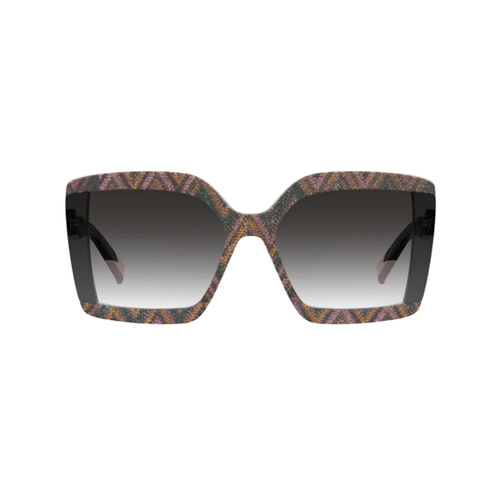 Óculos de Sol Missoni MIS 0186/S RGK 629O S Acetato Cinza e Verde com lentes na cor Cinza Degradê