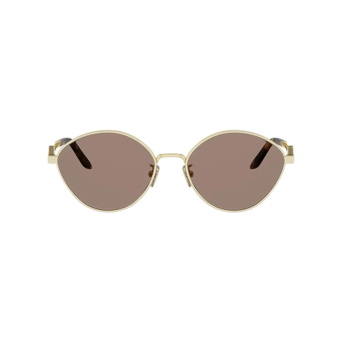 Óculos de Sol Fendi FE40217U_5530E Metal Dourado com lentes na cor Marrom