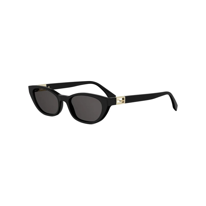 Óculos de Sol Fendi FE40224I_5401A Acetato Preto com lentes na cor Fumê 1