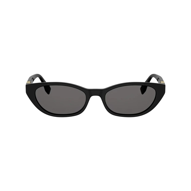 Óculos de Sol Fendi FE40224I_5401A Acetato Preto com lentes na cor Fumê 2