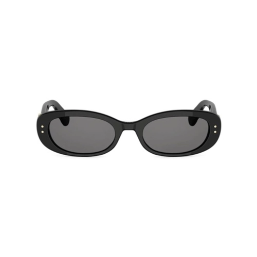Óculos de Sol Christian Dior Dior Oblique B1I CD40272I_5201A Acetato Preto com lentes na cor Cinza