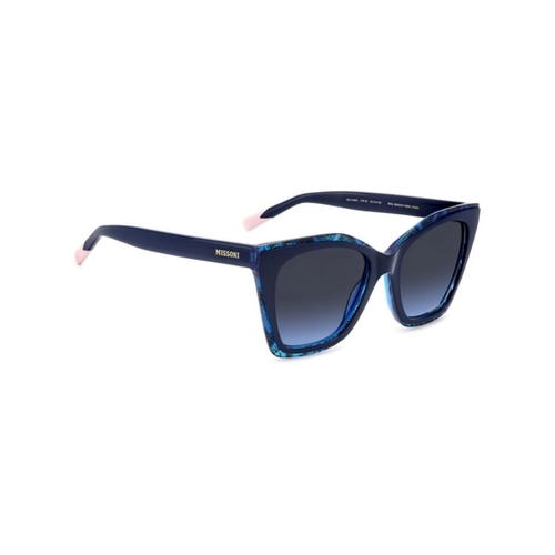 Óculos de Sol Missoni MIS 0188/S PJP 5408 S Acetato Azul com lentes na cor Azul Degradê