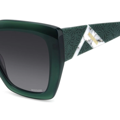 Óculos de Sol Missoni MIS 0197/S 1ED 549O S Acetato Verde com lentes na cor Cinza Degradê
