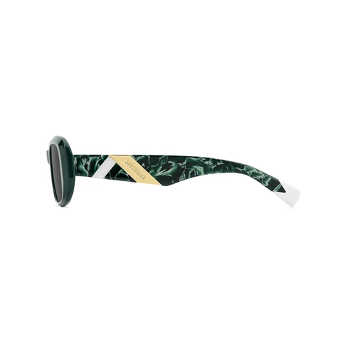 Óculos de Sol Missoni MIS 0220/S 1ED 52IR S Acetato Verde com lentes na cor Cinza