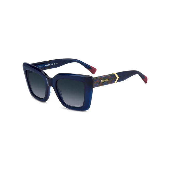 Óculos de Sol Missoni MIS 0214/S PJP 5108 S Acetato Azul com lentes na cor Azul Degradê 1